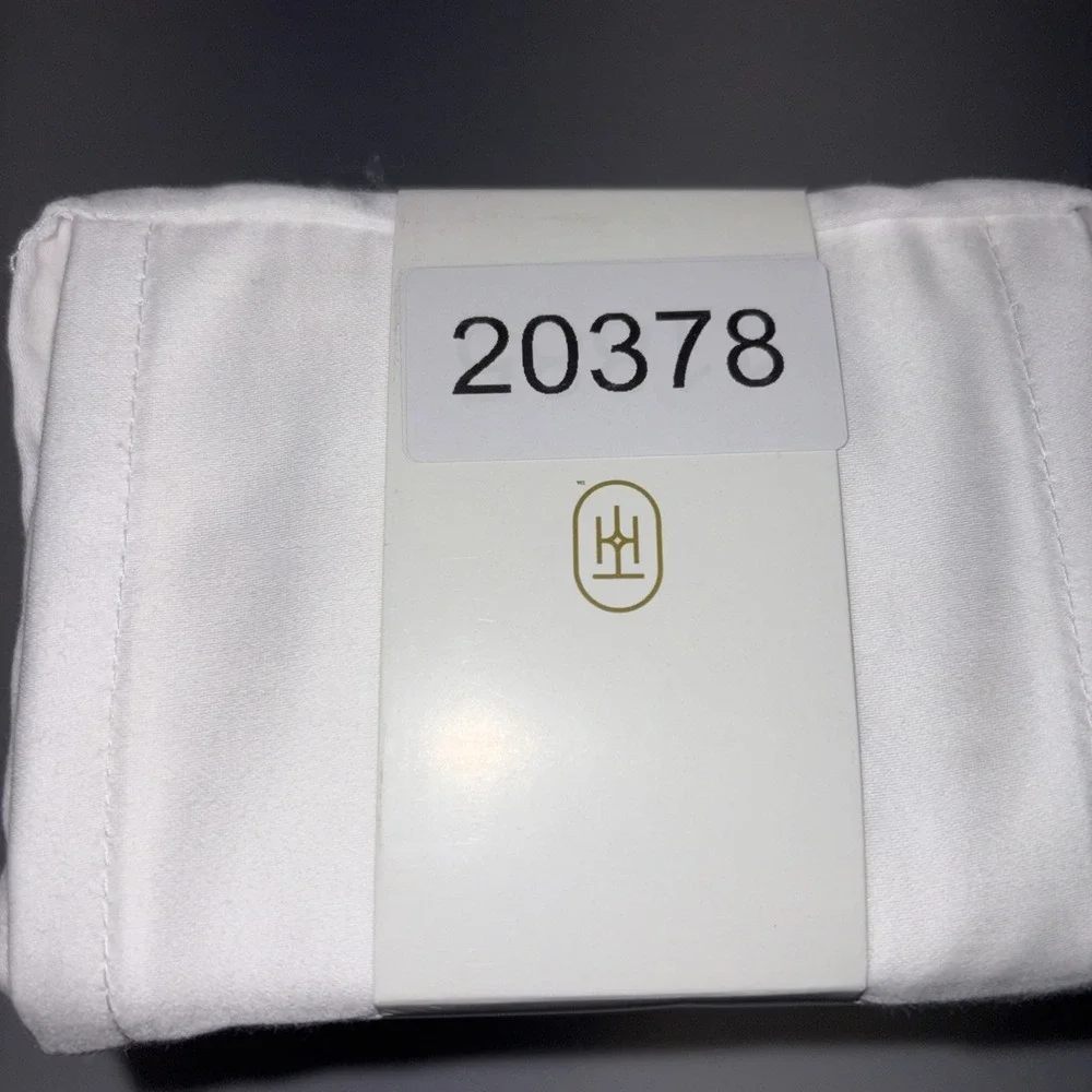 Queen 400 Thread Count Flat Sheet Sateen White 100% Cotton - Threshold
